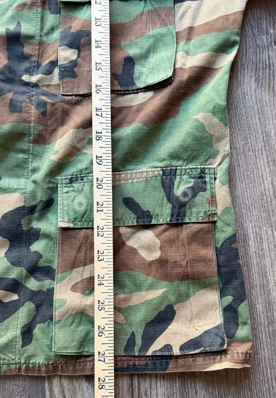 Vintage U.S. Army Woodland Camo BDU Combat Coat Jacket Small-Regular